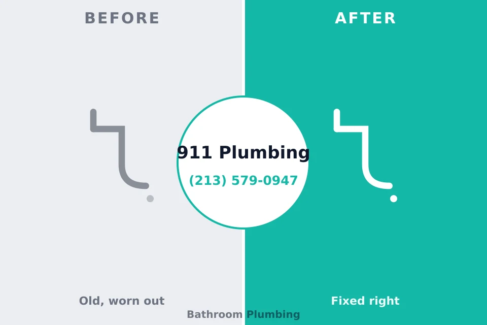 Before and after: plumbing company Nash, TX